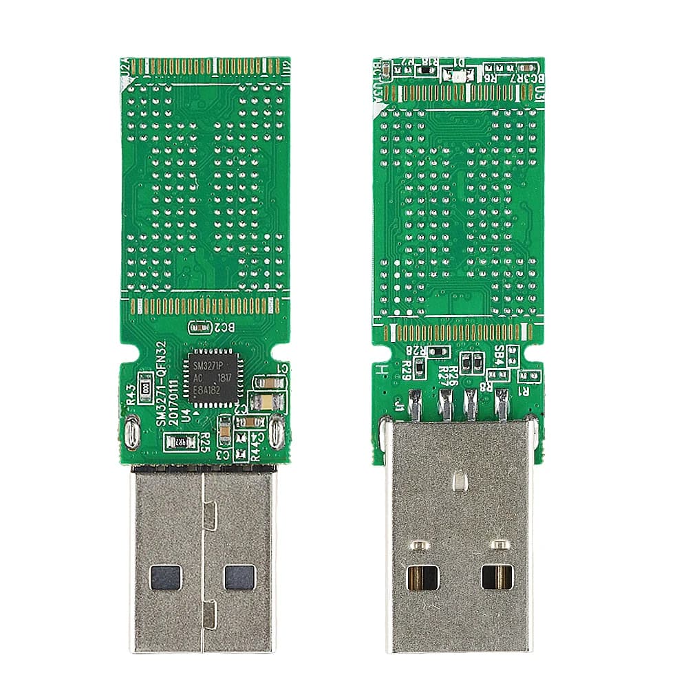 Scheda di controllo principale USB SM3271 USB 2.0 BGA132 BGA152 Modulo PCB per chiavetta USB fai da te a doppio montaggio