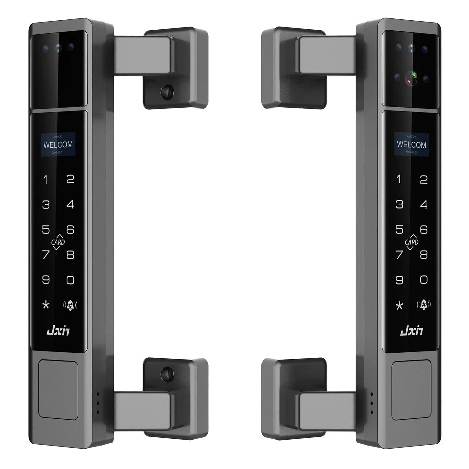 IP68 Waterproof Outdoor Smart Door Lock 3D Face Video Intercom With Tuya Wi-Fi Memory Card Support For Wood Steel Glass Doors