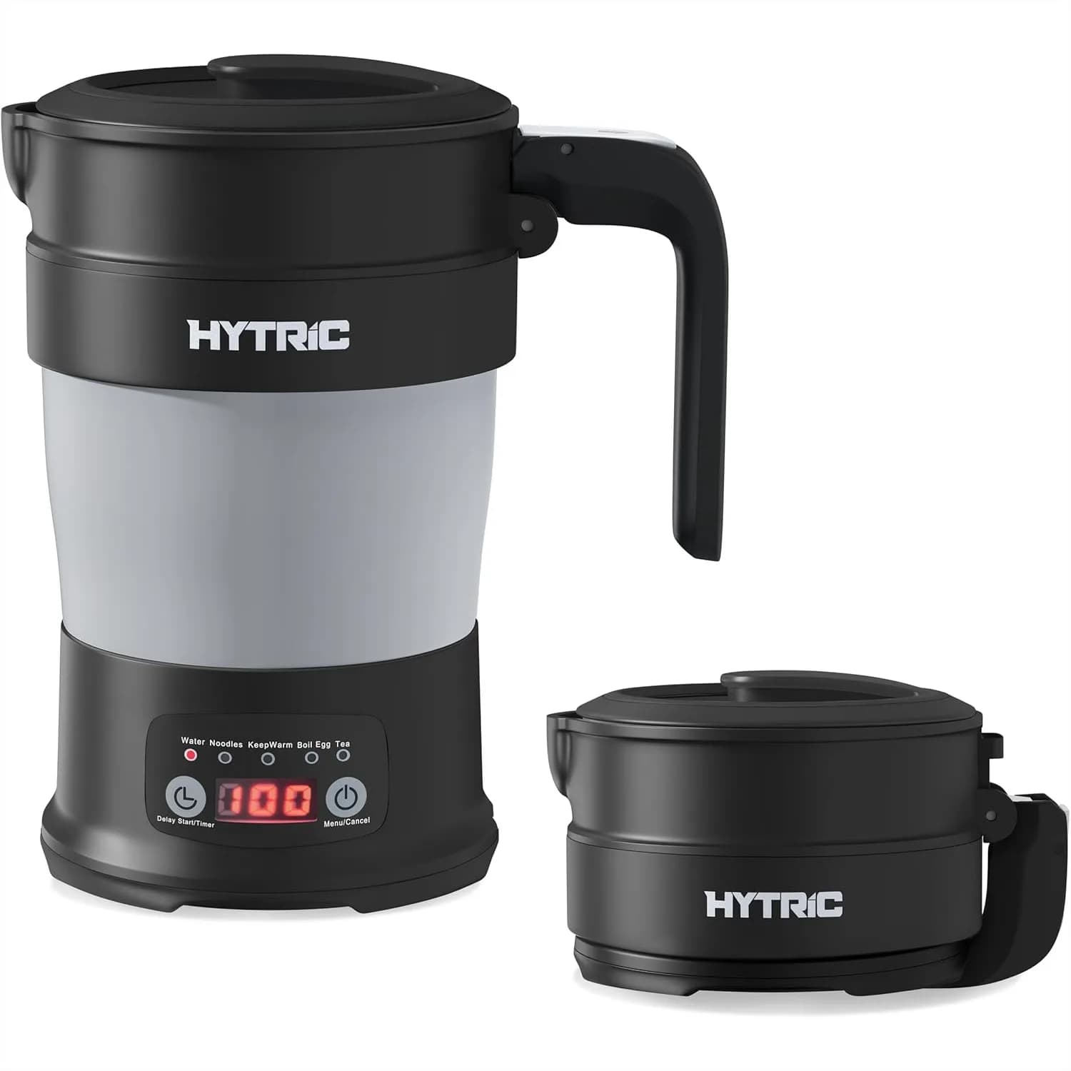 Bollitore Elettrico Pieghevole, 700ML Portatile Senza BPA con Funzione Mantenimento Calore e Avvio Ritardato, Ideale per Viaggi e Uso Domestico