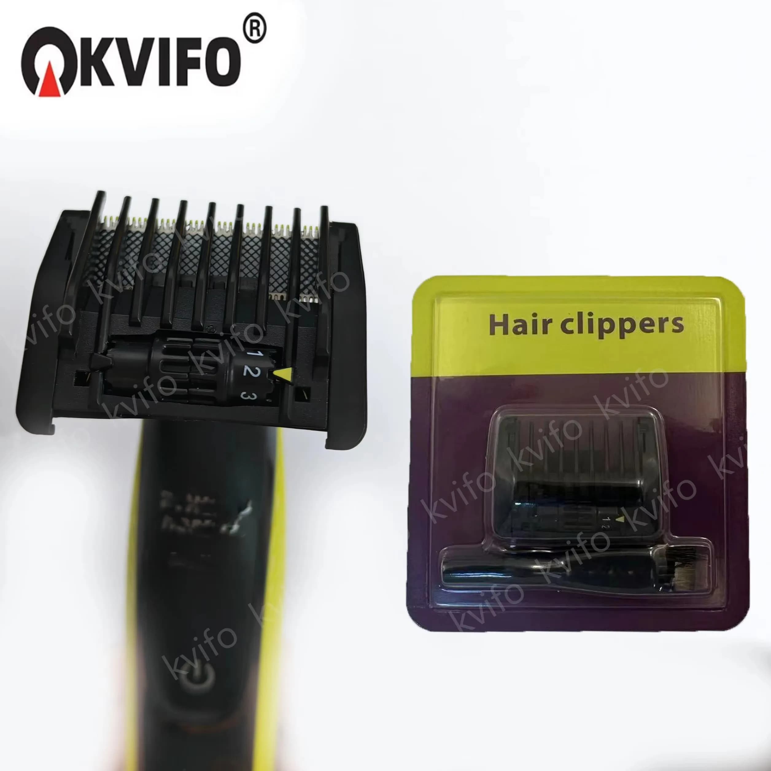KVIFO 5-in-1 Pettine Guard Guide Suitable for a QP2520 QP2530 QP2620 QP2630 QP2724 QP2834 Barba Trimmer 1-5mm Adjustable