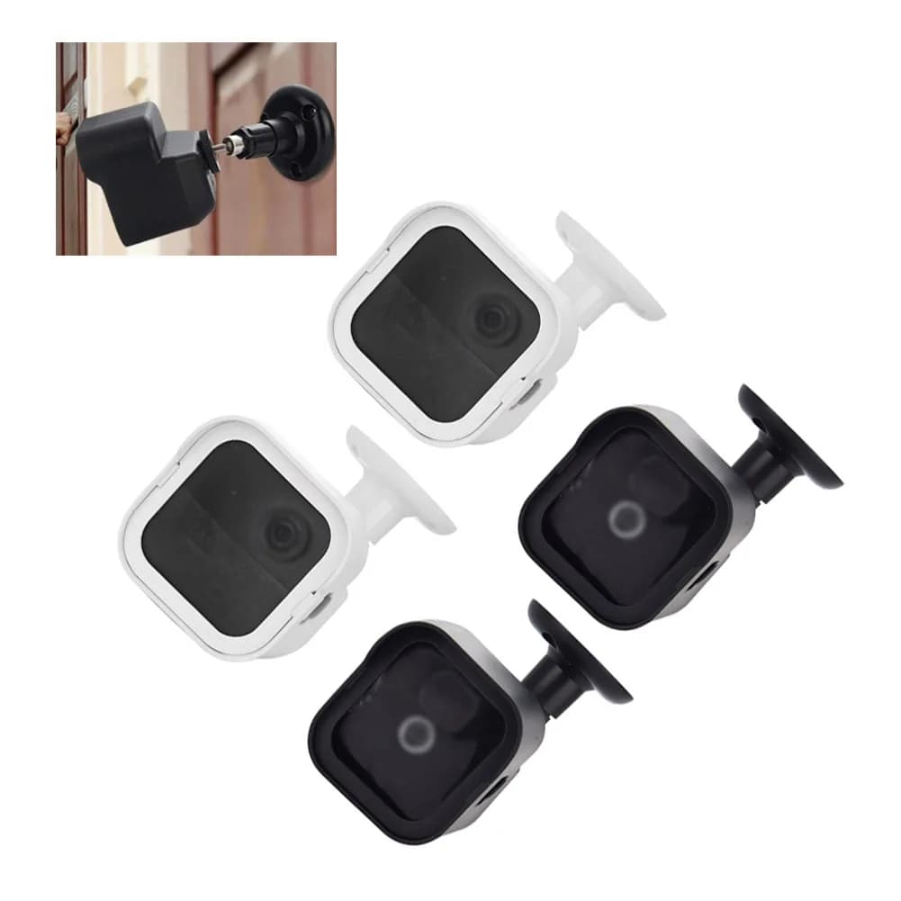 2pcs Waterproof Adjustable Camera Stand Housing For Blink 4 And For Blink 3 Security System PVC Protective Case Black White