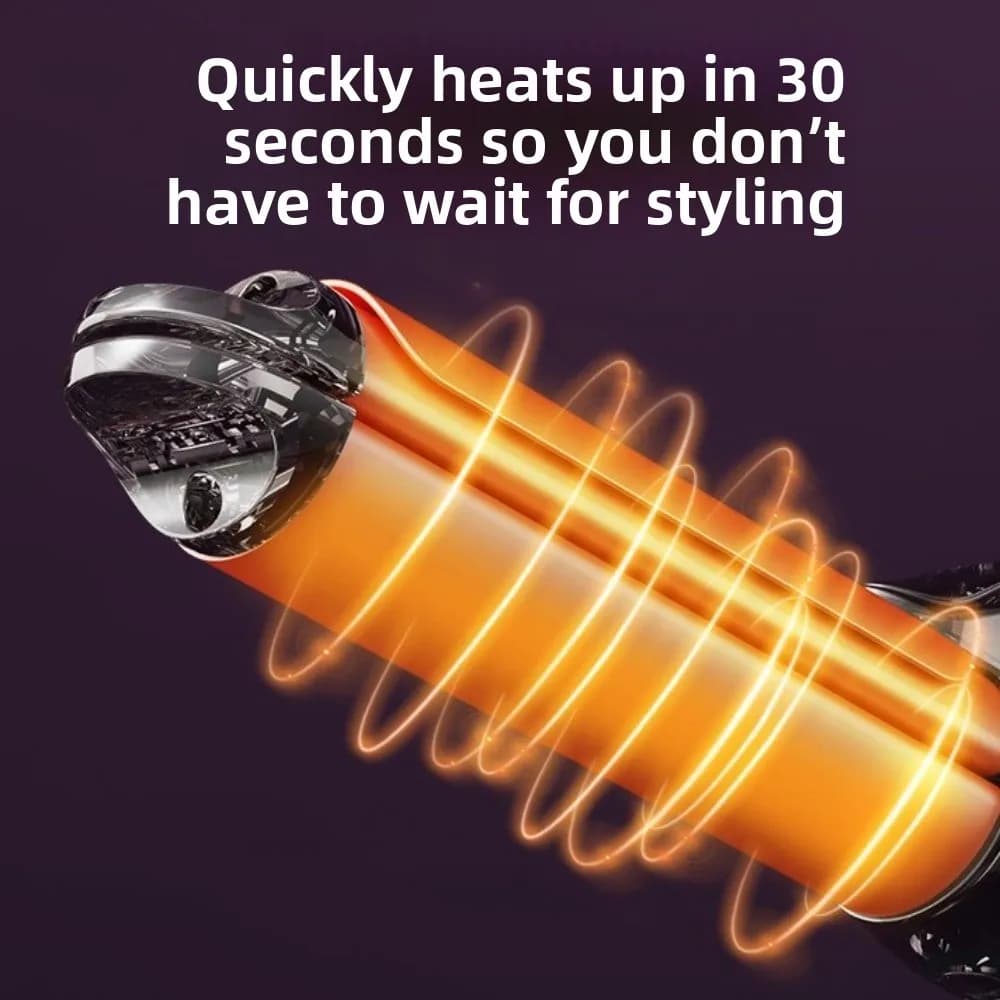 Professional 2 in 1 curler plate with anti-coating plastic coating, superior insulation and fast heating