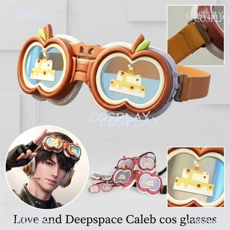Game Love and Deepspace Character Caleb Xia Cosplay Props Birthday Style Glasses Doll Use Accessory Decorative Eyeglass For Doll