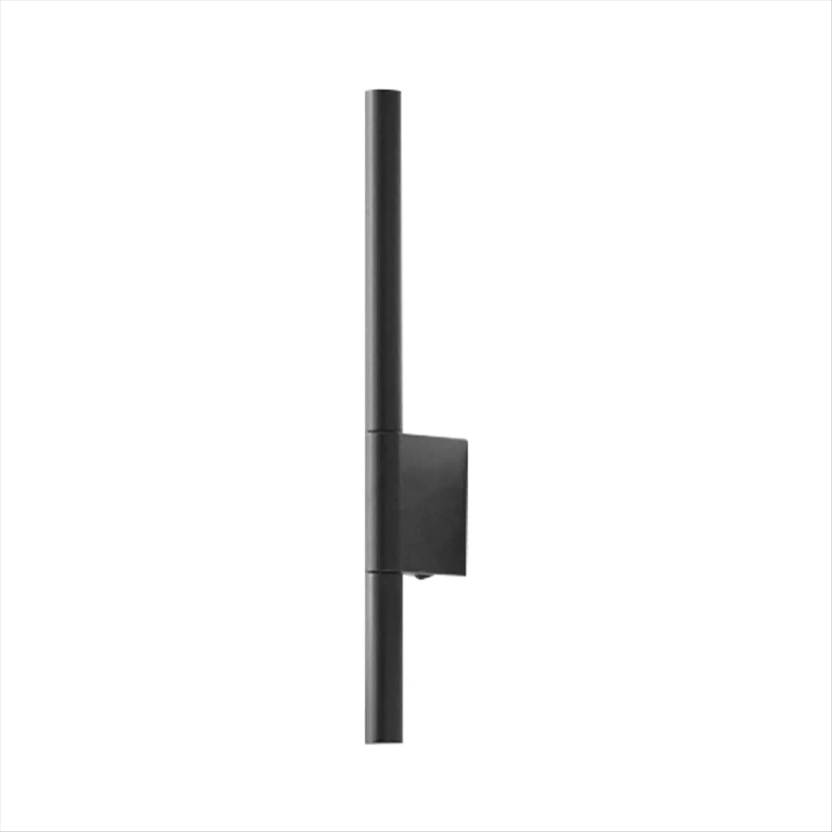 A04V 3000K Warm Light LED Wall Sconces Bedroom Bedside Wall Mounted Lamp Adjustable Light Head for Hotel Room Master Black