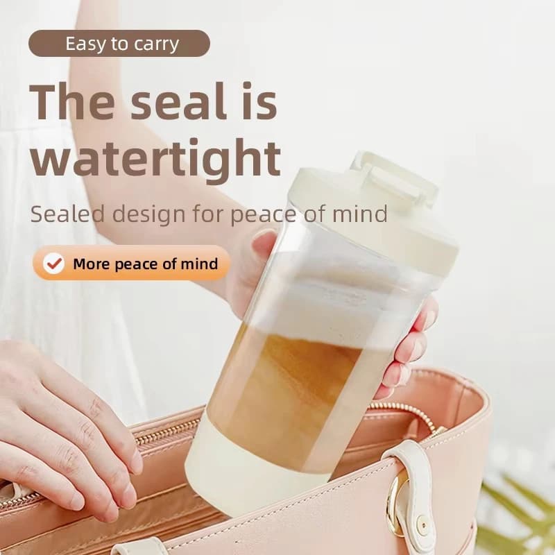 450 ml electric mixing cup portable protein powder soybean milk shaker mixer suitable for travel home office kitchen tools