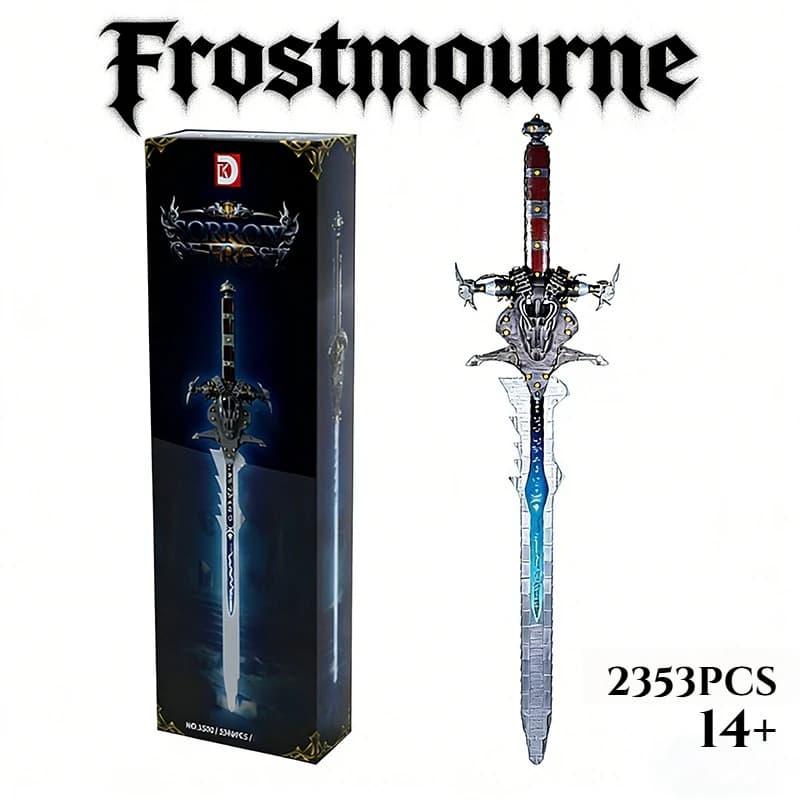 2353PCS Creativo Arthas Cavaliere della Morte Spada Frostmourne Building Blocks Mattoni da Costruzione Giocattolo Regalo Per I Bambini Per Adulti