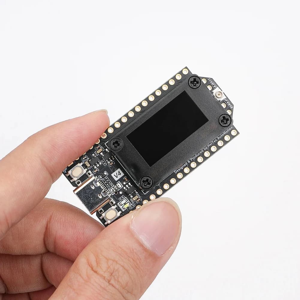AA86 Meshtastic WiFi BLE LoRa V4 Scheda di Sviluppo a Basso Consumo GPS ESP32 SX1262 LoRa 32 con Supporto per Alimentazione Solare e Antenna 868MHz