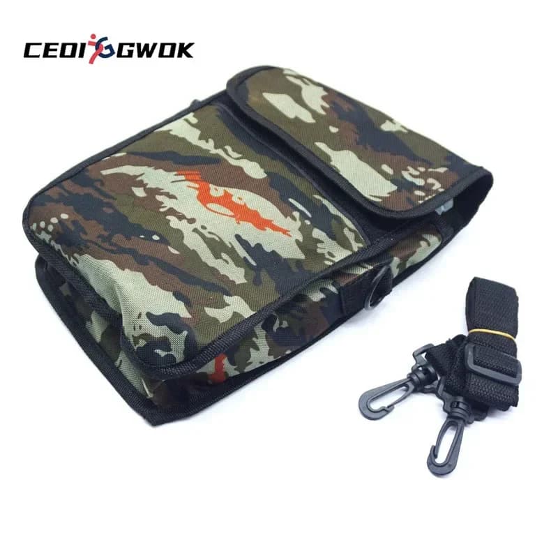 CEOI GWOK Waist Packs Large Capacity Tactical Hiking Stick Storage Bag Camping Hiking Trekking Pole Storage Camouflage Green