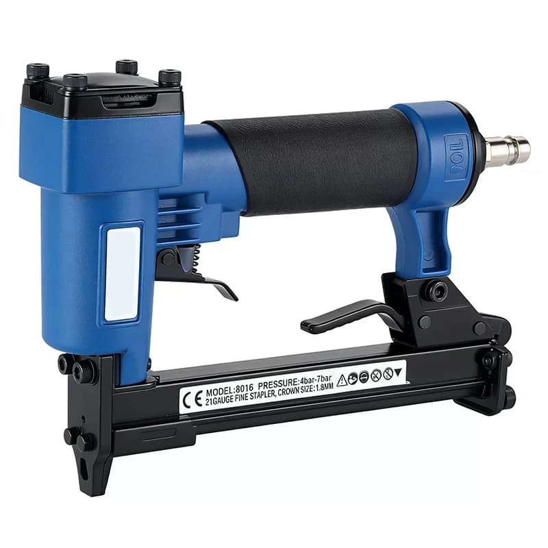 Pistola pneumatica per chiodi FS8016-A pistola per graffette ad aria cucitrice per tappezzeria per incorniciare la lavorazione del legno