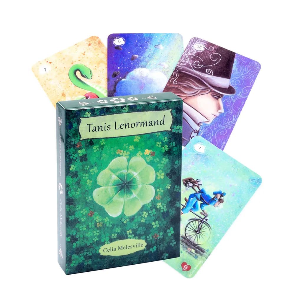 Tanis Lenormand by Celia Melesville Spirit of the animals Light Visions Tarot Messages From Your Angels oracle deck