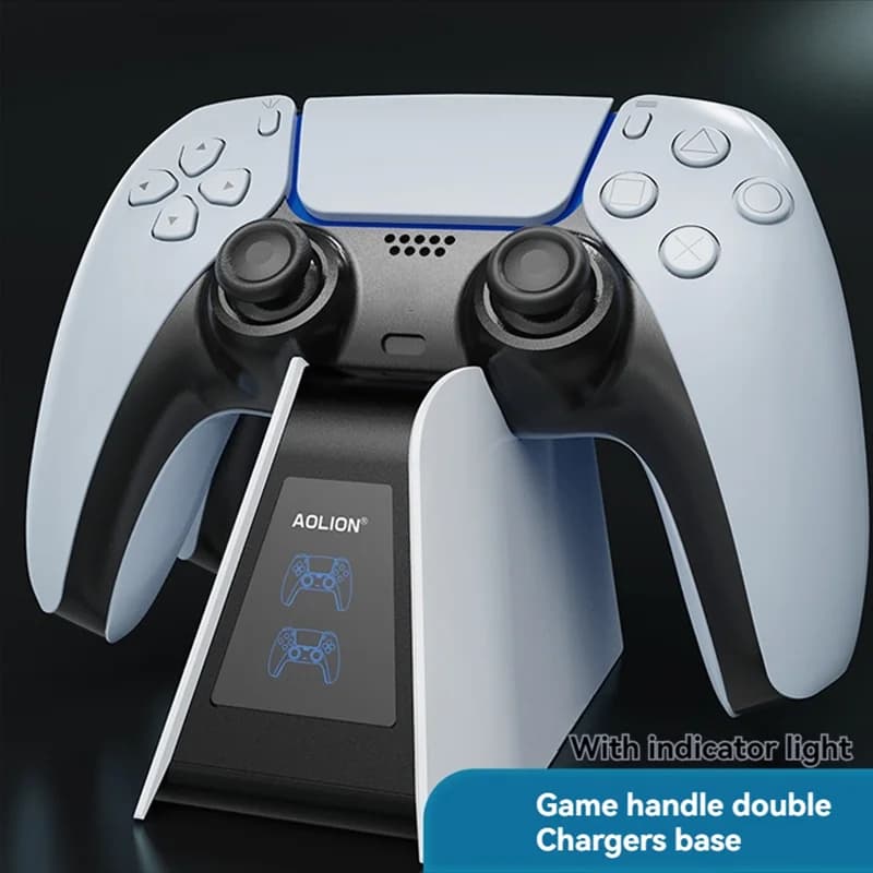 Caricabatterie rapido Aolion per controller PS5 Base di ricarica di tipo C Dock Station per accessori Sony Playstation 5