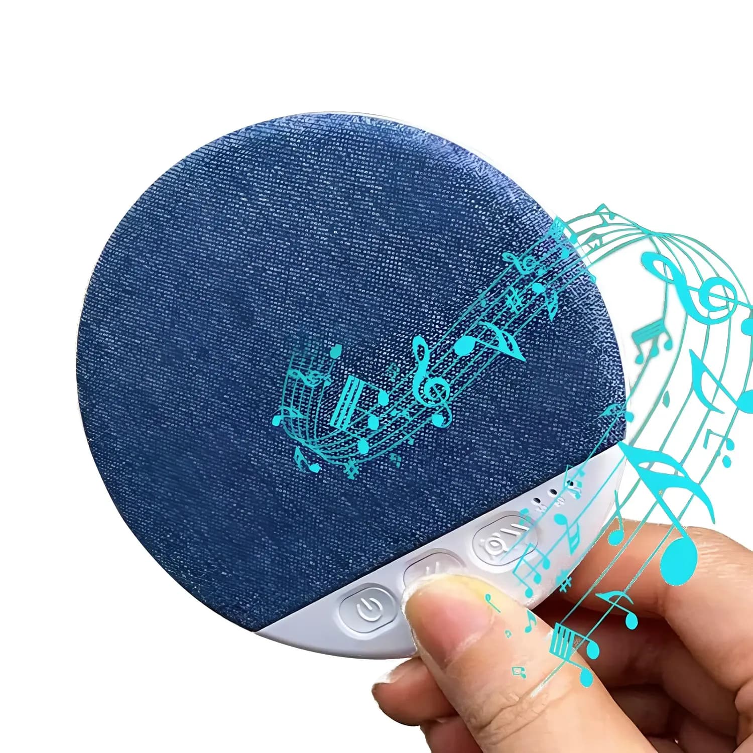 NUOVO Altoparlante Wireless Blu per Cuscino, Ausilio per il Sonno, Bluetooth, con Timer 30/60/90 Minuti, Suono Stereo
