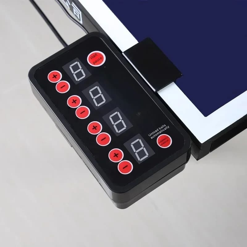 Macchina per palline da ping pong completamente automatica, macchina per l'allenamento professionale per una persona, servizio di ping pong, sport sulla racchetta