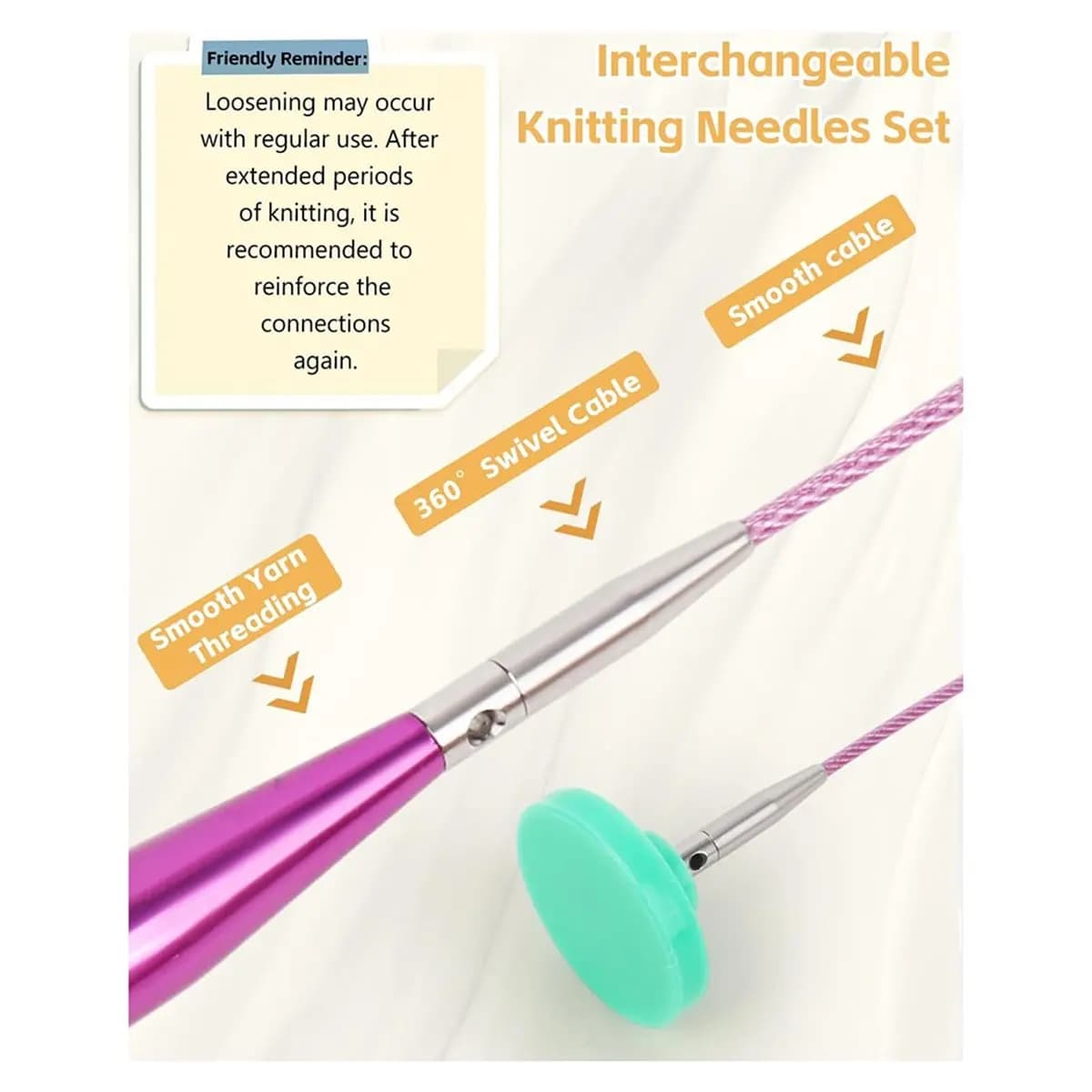 Best sales 2026 13 Sizes Circular Knitting Needles Set, 3.0-10.0 mm with Leather Case & 4 Cables, Ideal for Blankets