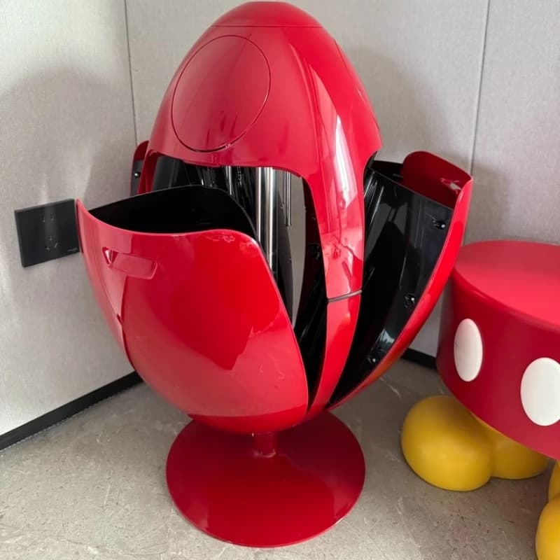 Dinosaur Egg Trash Can Eco-Tech Style Trash Storage & Organisation Dinosaur Egg Decoration Luxury Trash Can