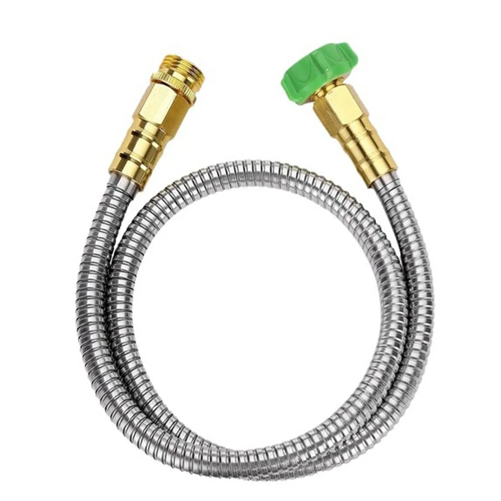 Durable stainless steel garden hose extension for outdoor stainless steel garden hose