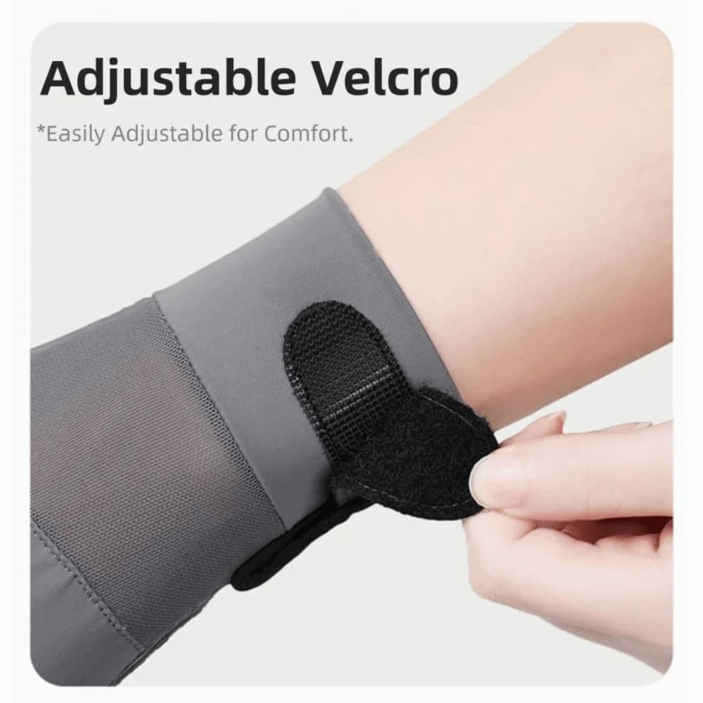 Non-Slip Sun Protection Gloves Highly Elastic Waterproof Ice Silk Riding Gloves Comfortable Lightweight Summer Driving Mittens