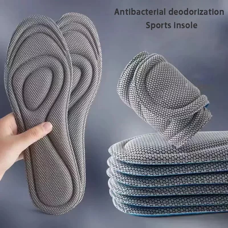 Nano Antibacterial Massage Sports Insole for Shoes Men Women Memory Foam Insoles Feet Orthopedic Shoe Sole Running Accessories