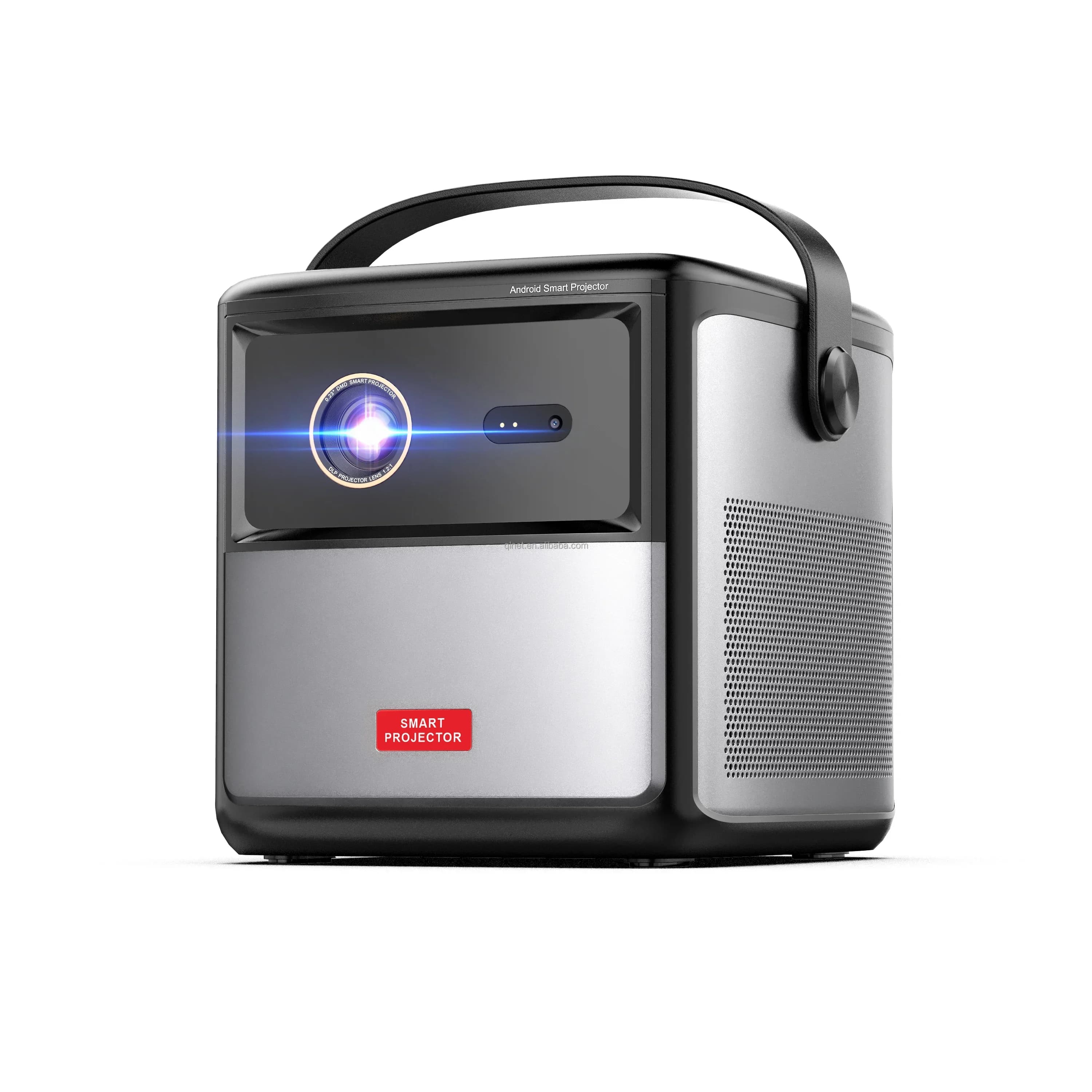 Design professionale Mini proiettore DLP Obiettivo con messa a fuoco automatica LED LCD Android 11 WiFi Home Theater Business per l'educazione all'aperto