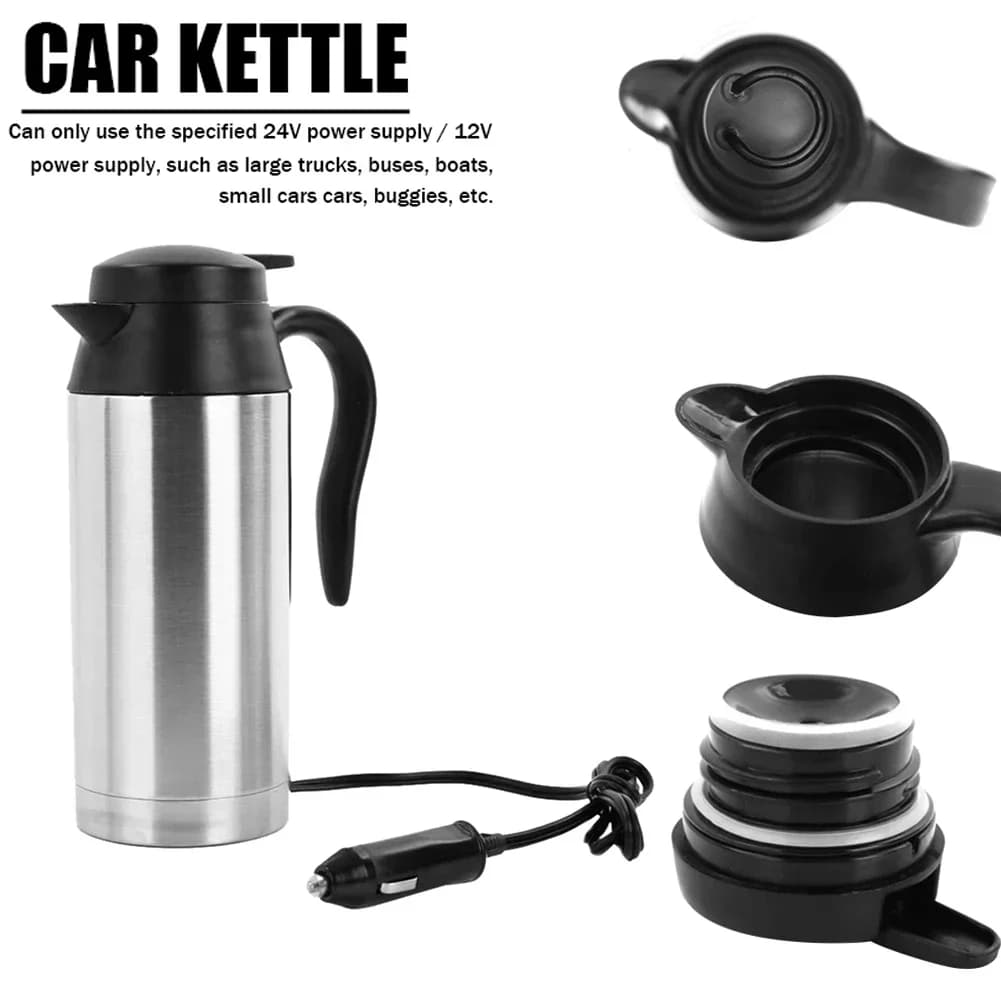 Car water cup electric hot water cup 12V24v car water heater heating cup kettle heating kettle