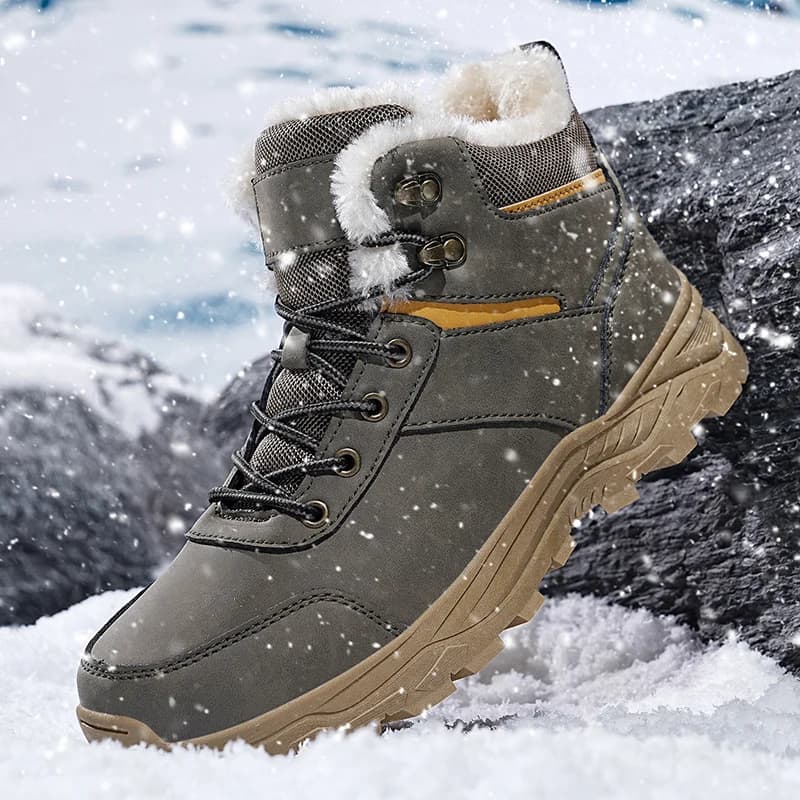 stivali da neve stivali invernali da uomo mantengono caldi stivali di peluche stivali da trekking scarpe casual da uomo stivali da neve da montagna da uomo