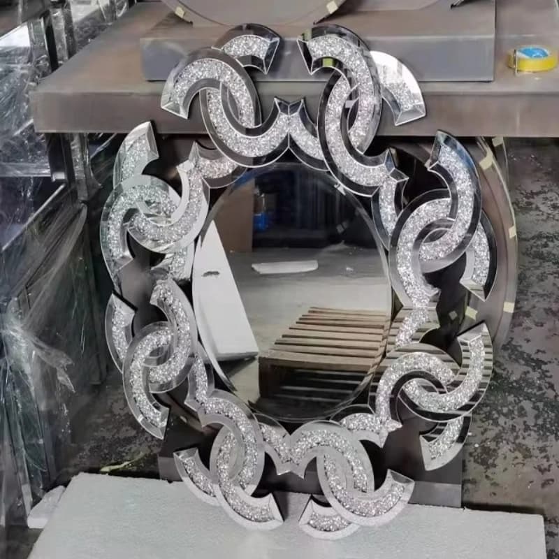 La migliore vendita di casa, bagno, camera da letto, soggiorno, specchio decorativo da parete, design decorativo, specchio da bagno in metallo