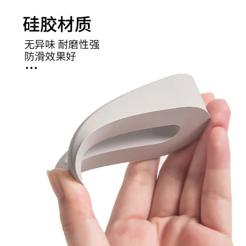YM Fermaporta in silicone, bloccante per porta in gomma morbida personalizzabile, ventosa in PVC anti-urto per l'home office e la sicurezza dei bambini