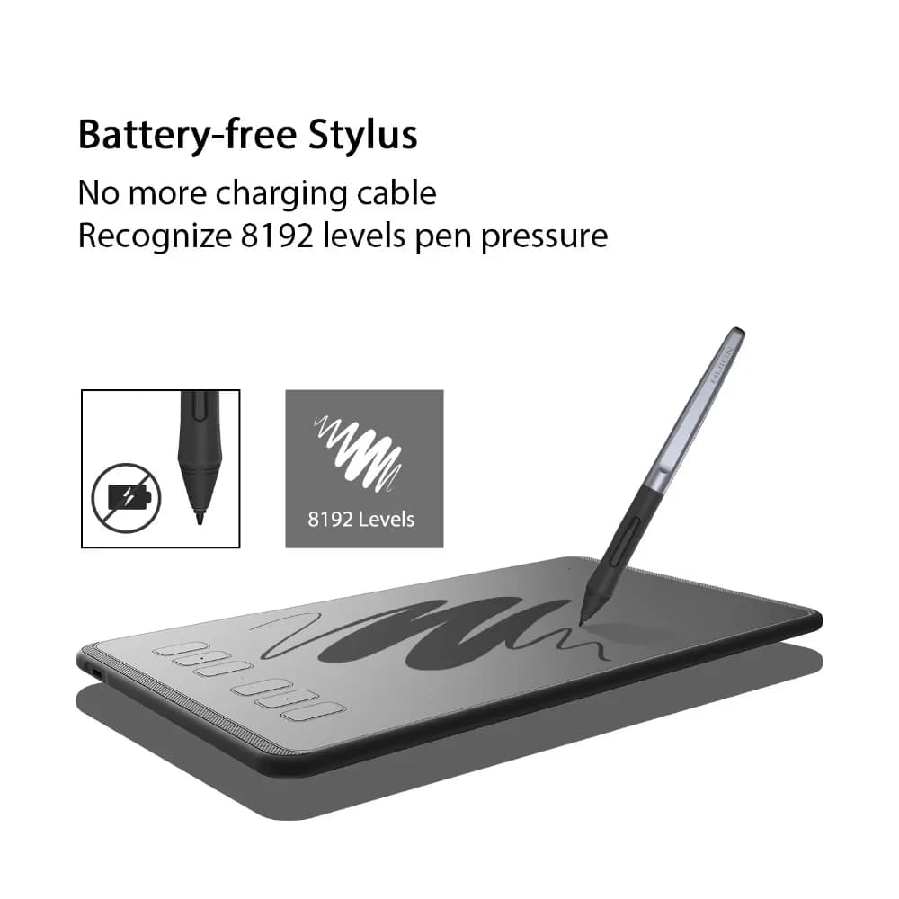 NEWH640P Inspiroy 6 Caliente Llaves Digital Drawing Tablet Profesional De Diseno De Dibujo Tableta Grafica