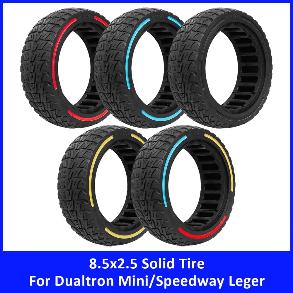 Pneumatico solido da 8,5 pollici per Dualtron Mini Speedway Leger 8.5x2.5 Tubeless Off-road Pneumatico Scooter elettrico Accessori Parte di ricambio