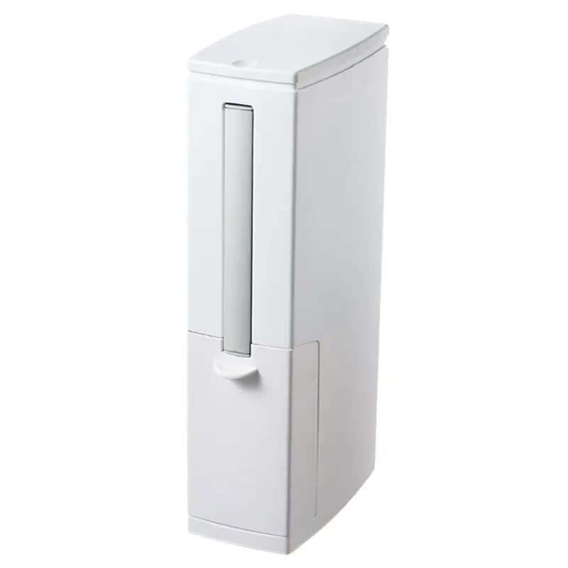 Set di spazzole per WC e bidoni della spazzatura per cucina, design salvaspazio, cestino per rifiuti da bagno per uso domestico