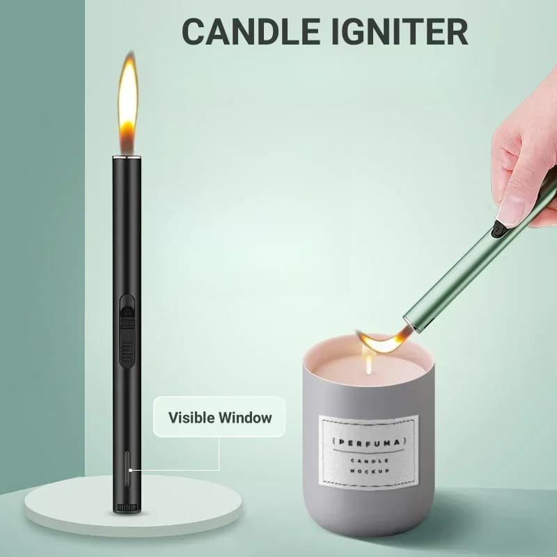 Open Flame Lighter Multifunctional Aromatherapy Candle Gas Stove Igniter Kitchen Household Inflatable Ignition Gun Lighters