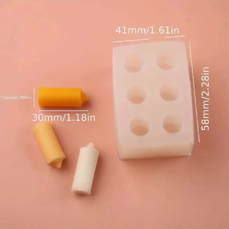 New Design Candle Silicone Mold Cute Design for Birthday Cake DIY Chocolate Fondant Jelly Biscuit Mould Party Gift Decoration