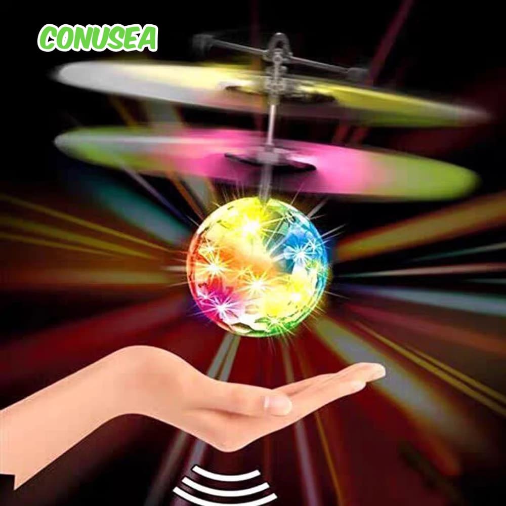 Volare Palla Luminosa Giocattoli RC Elicottero Aereo Aereo Palline di Volo Luce A Led Elettronica Induzione A Infrarossi Giocattoli per Bambini Ragazzi