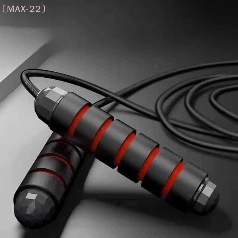 〔MAX-22〕1 Set Anti-Tangling Steel Wire Jump Rope Adjustable For Skipping Fitness Workout Home Sport Training Equipment