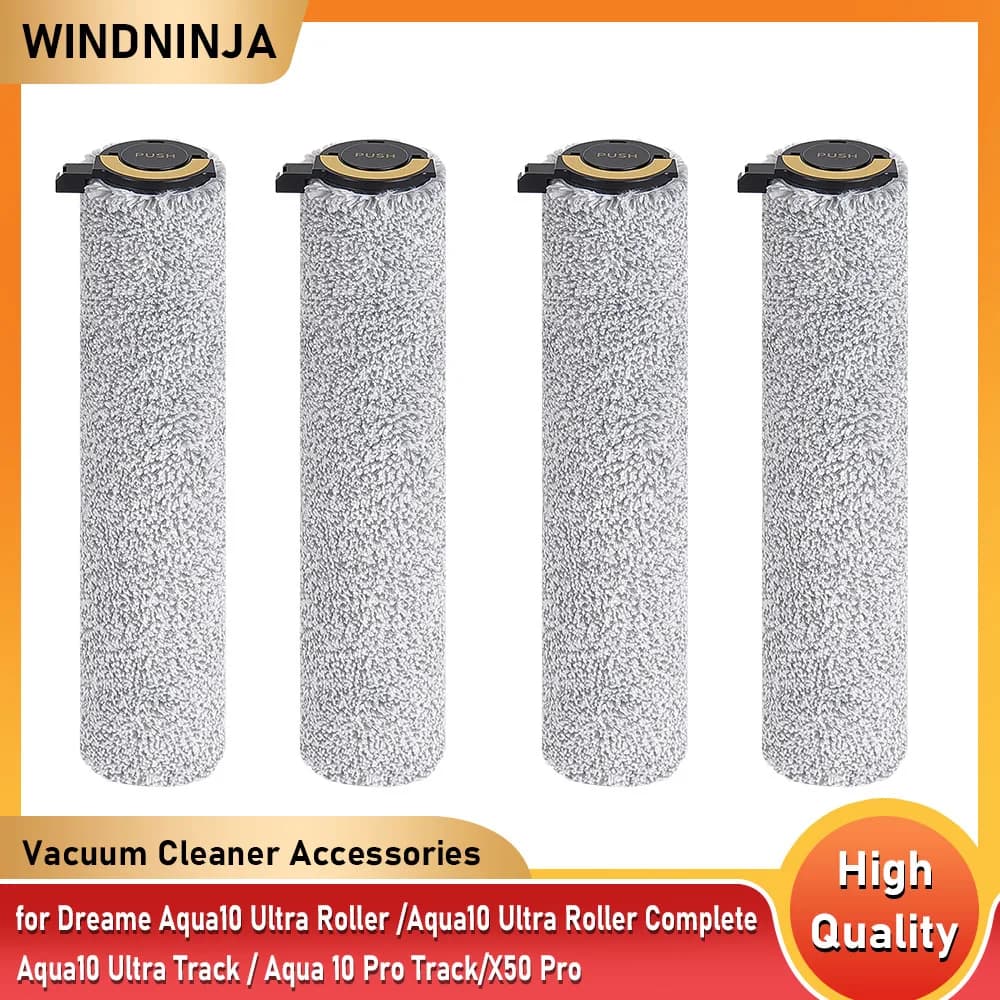 Rullo Mop Per Dreame Aqua10 Ultra Roller/Aqua10 Ultra Track/Aqua 10 Pro Track/X50 Pro Robot Aspirapolvere Spazzola A Rullo Panno