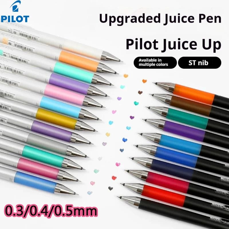 Pilot Juice Up Gel Pen,Assorted Color 0.3/0.4/0.5mm ST Nib Quick Dry Colored High Aesthetic Pen For Journals Planner Note Taking