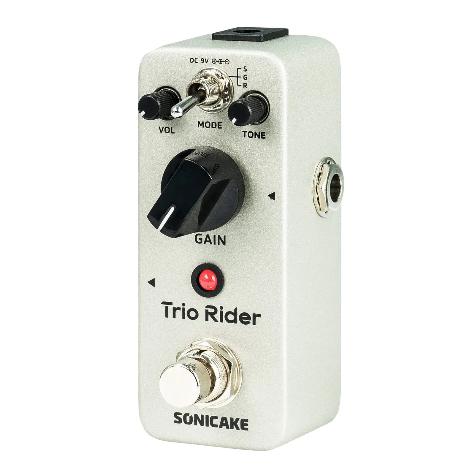 SONICAKE Trio Rider Overdrive Guitar Effects Pedal Centaur Style Classic Overdrive Buffered Bypass QSS-26