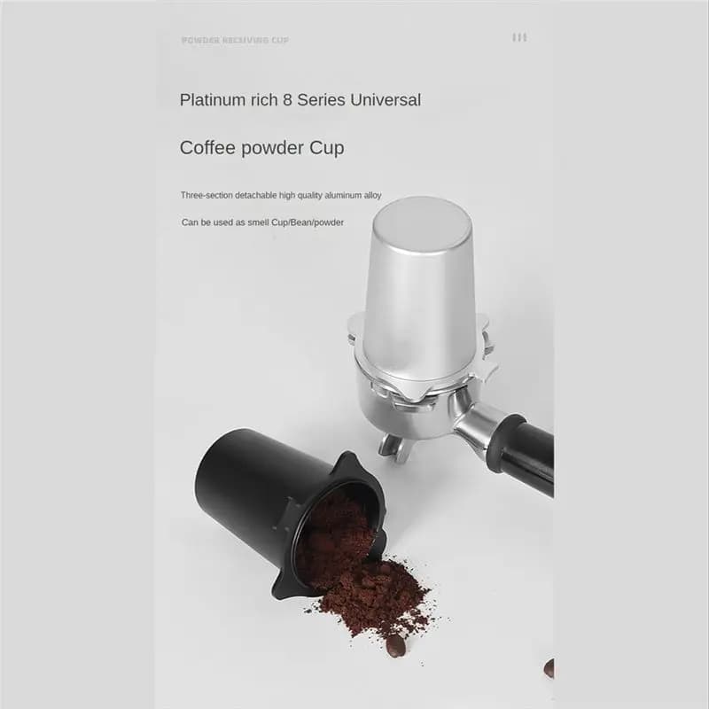 A36R For 8 Series Coffee Powder Picker Receiving Cup Binaural Hand Free 54Mm Distributor Espresso Maker Parts 2