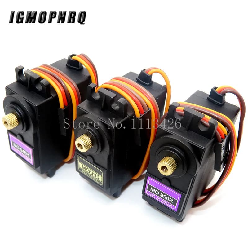 Servi Digitale MG995 MG996R MG996 MG946 MG946R MG945 Servo Metal Gear per Modello di Elicottero Barca Per Arduino UNO fai da te