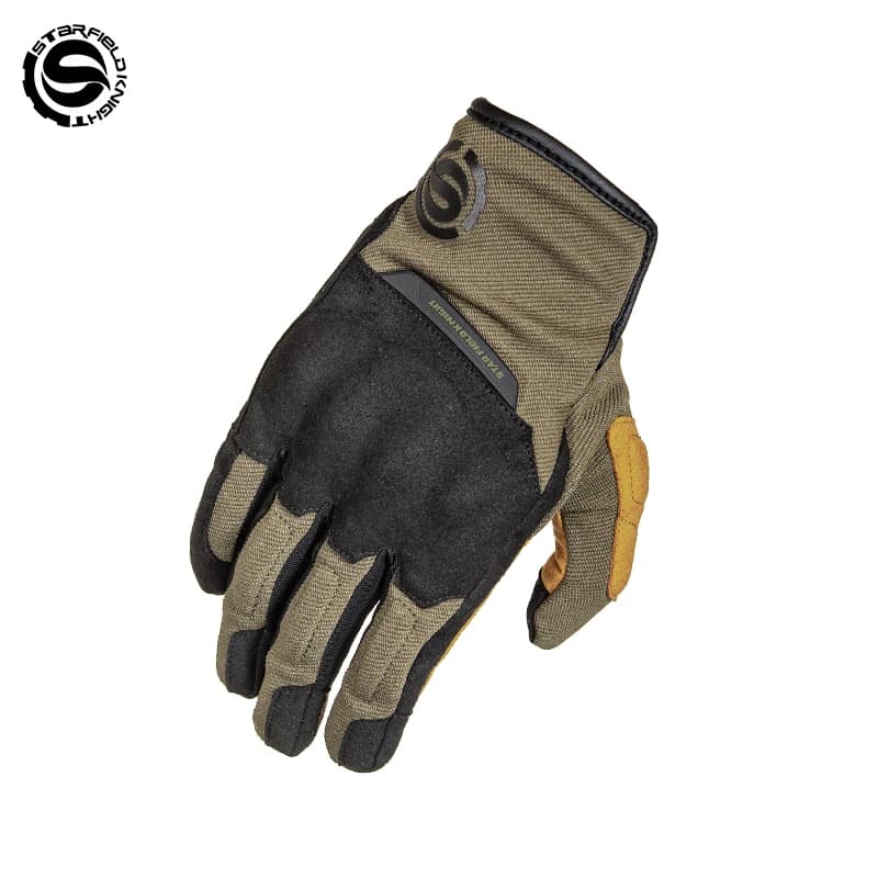 Guanti da Moto Star Field Knight, Attrezzatura Protettiva Estiva, Traspiranti in Rete, Antiscivolo, Protezione Articolare, Touch Screen