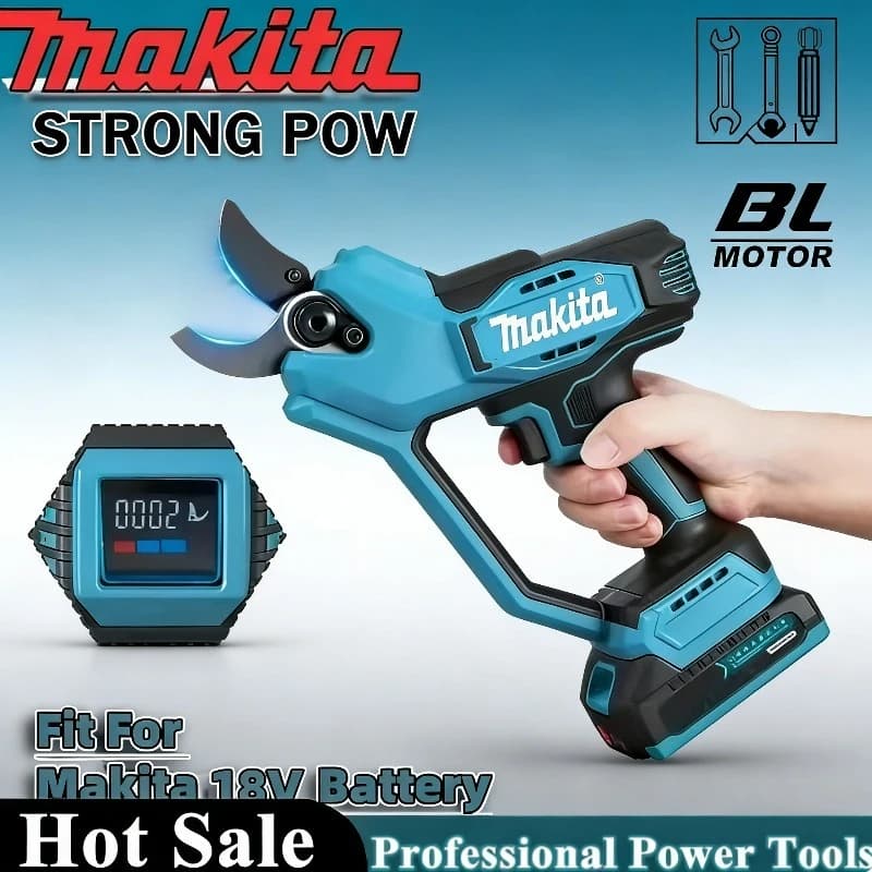 Makita Brushless Pruning Shears Cordless Electric Branch Pruner Scissors High-power Cutter Power Tool For Makita Battery