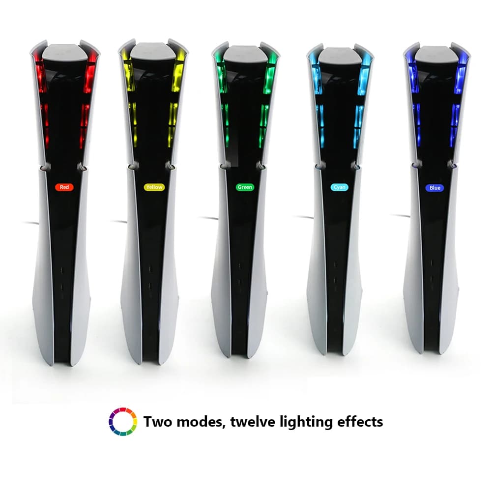 Striscia LED RGB, Anello Luminoso LED per Console PS5/PS5 Slim/PS5 Pro, Strisce Luminose Circolari USB RGB, Accessori Decorativi Fai-da-Te