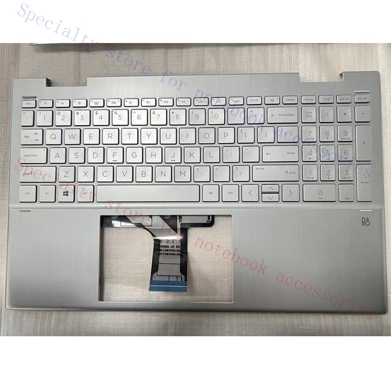A+ For HP pavilion X360 15-ER Silvery Laptop Palm Stand keyboard M45130-DB1