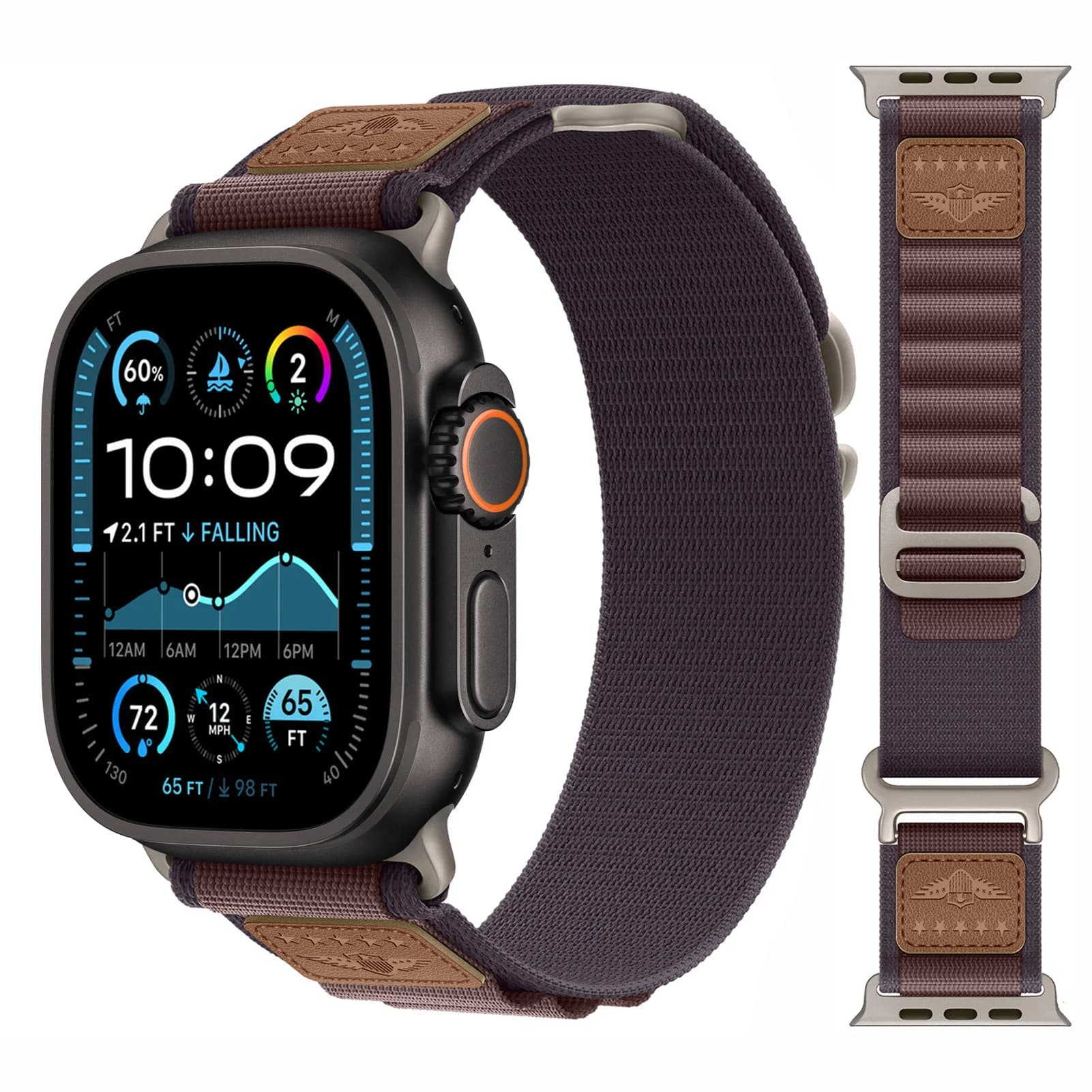 Alpine Loop strap for Apple Watch 44mm 45mm 49mm 40mm 41mm 42mm iWatch Ultra 3 series 7 se 8 9 10 11 46mm
