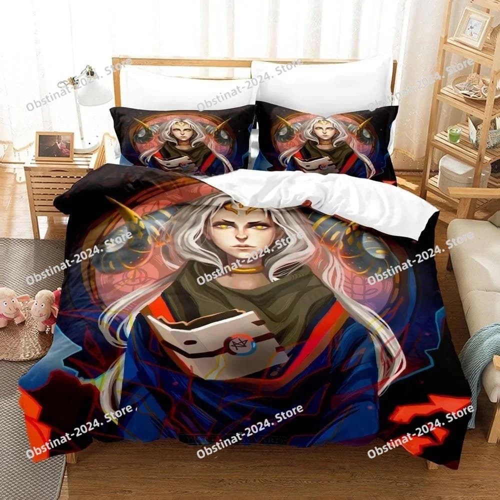 Stampa 3d Anime Gioco Pyre Set biancheria da letto Copripiumino Trapunte Set letto Copripiumino Federa King Queen Twin Size Ragazzi Ragazza Adulto