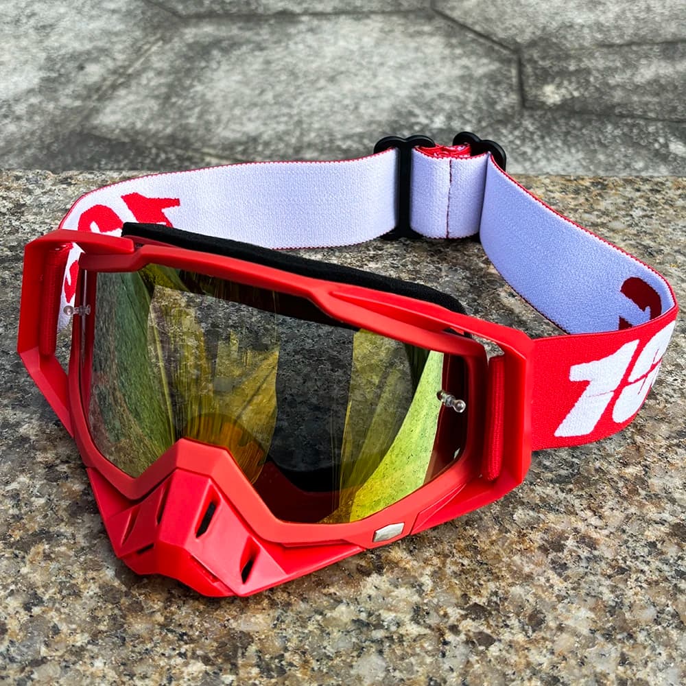 Occhiali da moto caldi da uomo Occhiali da motocross Casco MX Moto Dirt Bike ATV Sci Sport all'aria aperta Occhiali da scooter in vetro Maschera da ciclismo