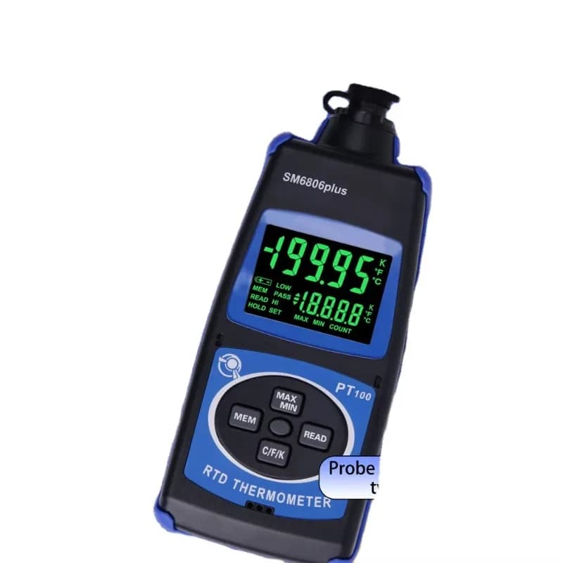 SM6806plus Termometro digitale Strumento di temperatura RTD ad alta precisione per misurazioni da -200~600 gradi Celsius