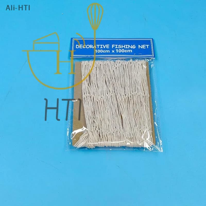 1Pcs Theme Birthday Party Decor Ornament Wall Hanging Naval Fishing Net Decoration Hawaiian Ocean Beach