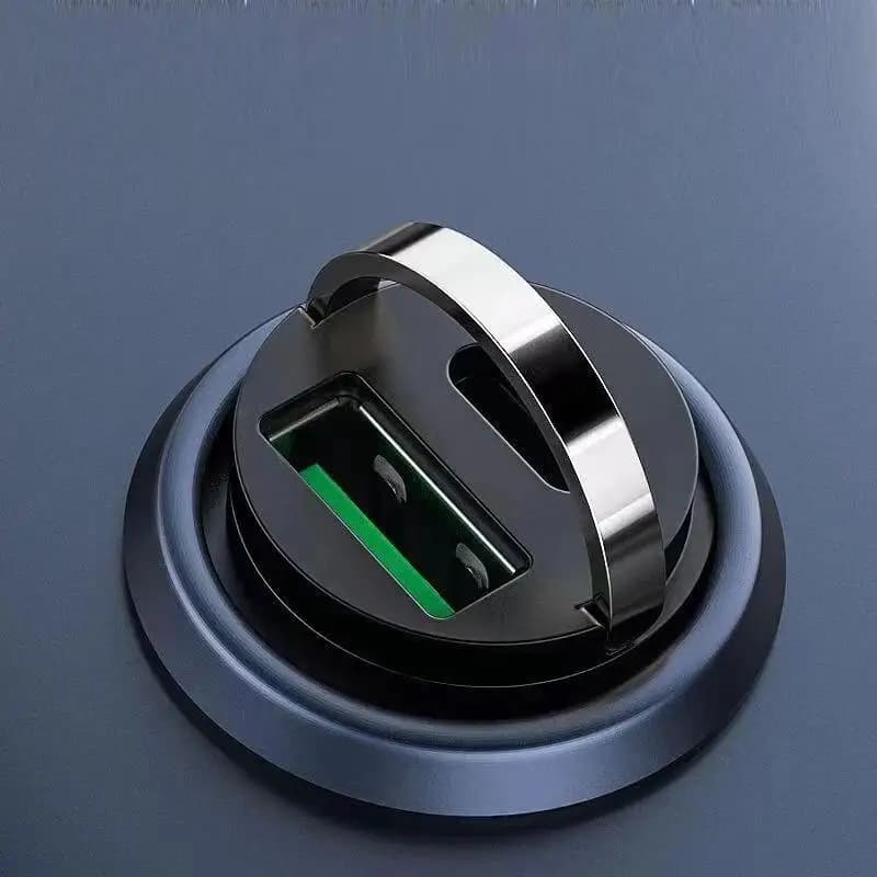 100W Mini Car Charger Dual Port 30W PD Fast Charging Invisible Design For Daily Driving Road Trips