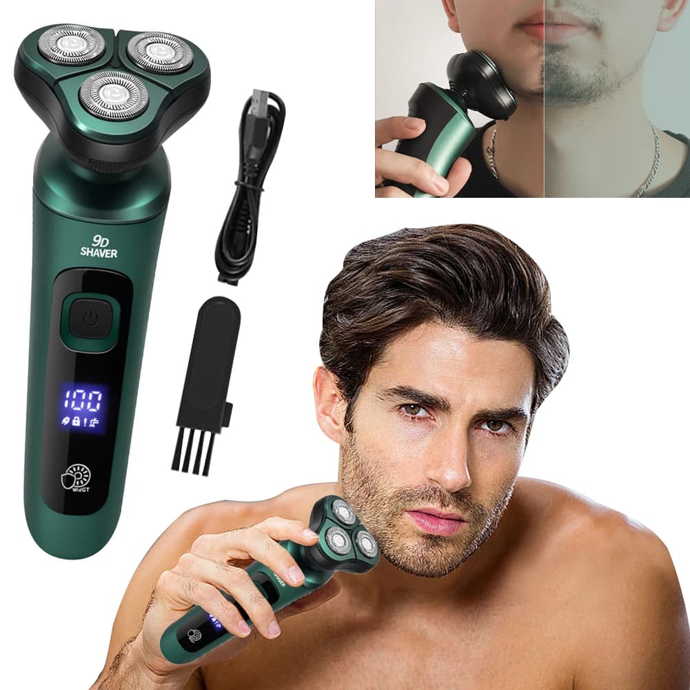 Men Electric Travel Shaver USB Charging Rechargeable Shaver Washable Face Beard Trimmer Shaving Face Beard Razor Portable Shaver